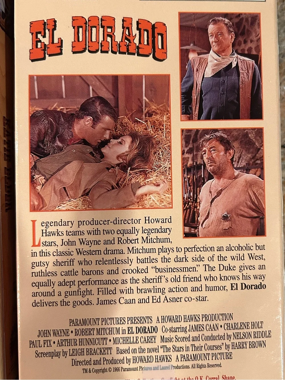 The Best of John Wayne VHS Box Set 4 Films 1992 Paramount Studios